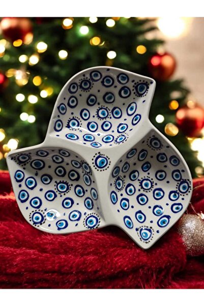 Lâtenem 3lü Nazar Çerezlik Seramik