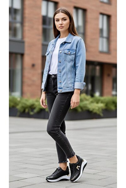 PUNTO 333113 Glittery Stone Heeled Sports Shoes'Heel 6 cm'