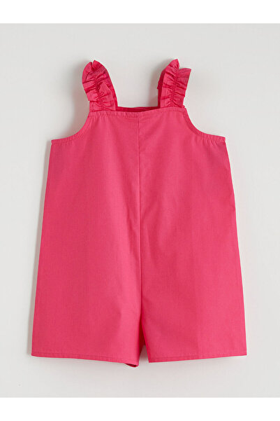 LC Waikiki GiyÇık Store Φούξια Λεπτομέρεια με βολάν Ολόσωμη φόρμα για κορίτσια