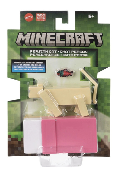 mattel Minecraft Biome Builds Персийска котка 8 см (JCN30)