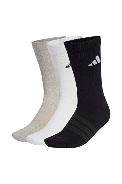 adidas Gray Socks C Ess Crw 3P Kc9624