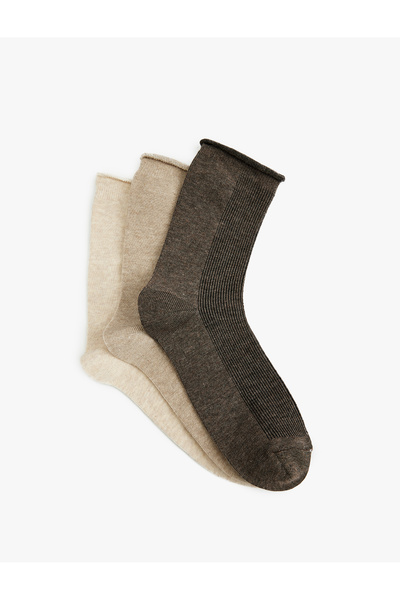 Koton Set of 3 Textured Socks