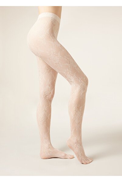 Calzedonia Floral Patterned Lace Pantyhose