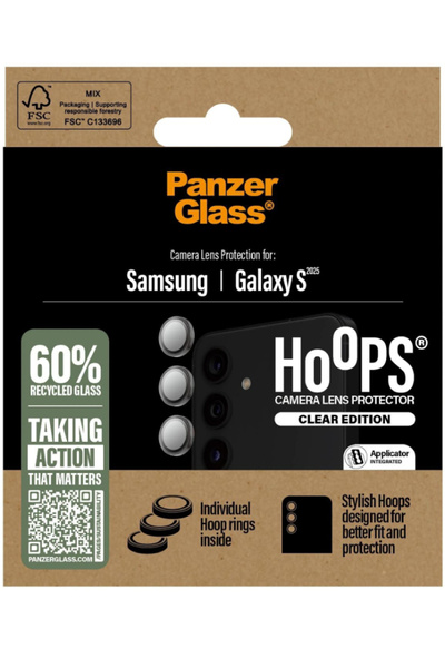 Panzer Glass PanzerGlass Hoops Protector de lentilă pentru Galaxy S 2025, tra...