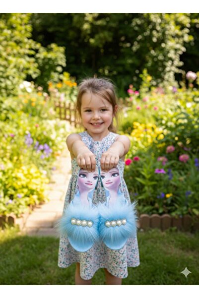 SGF KIDS Blue Sand Glitter Children's Character Slippers