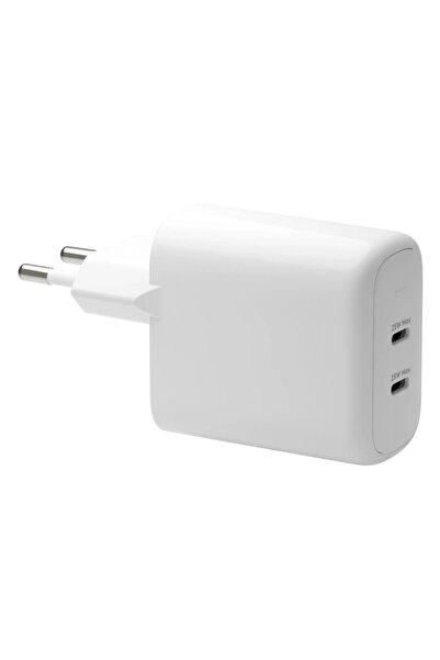 dbramante1928 Încărcător de perete GaN 2x USB-C 25W EU Alb