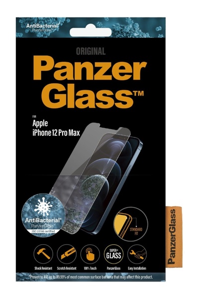 Panzer Glass Protector de ecran PanzerGlass pentru Apple iPhone 12 Pro Max, p...