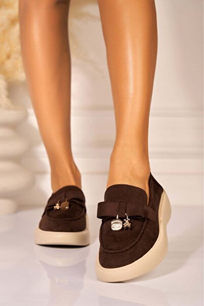 Joana Khlody Women's Brown Faux Suede Shoes 37