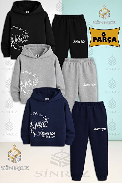 SİNREZ Set de trening cu glugă pentru copii, unisex, SUNNY BOY BYZ-SYH 3Lu