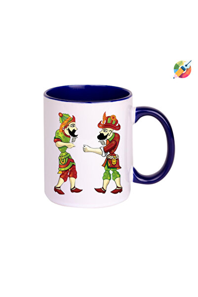 CERCİBAZAAR Hacivat & Karagöz Premium Porcelain Mug
