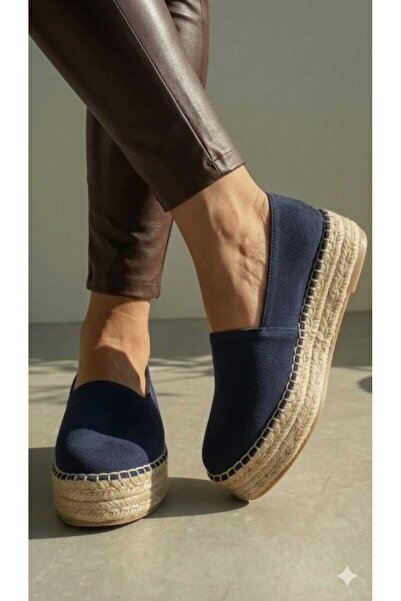 MOLY ESPADRİLLE Kadın Hakiki Deri Espadril Ayakkabı Hasır Taban – Siyah Taba ...