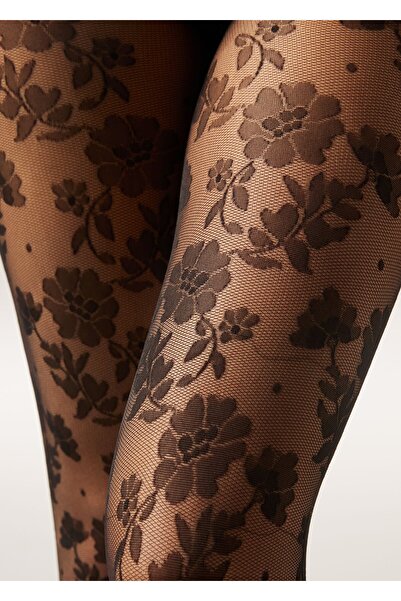 Calzedonia Çiçek Desenli Külotlu Çorap
