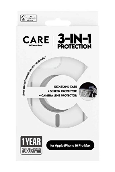 Panzer Glass Carcasă CARE by PanzerGlass, pachet ceramic 3 în 1 pentru iPhone...