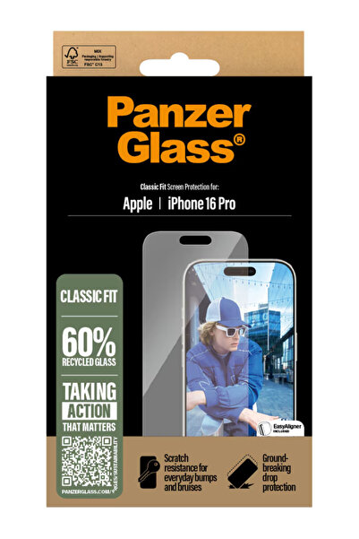 Panzer Glass Προστατευτικό οθόνης PanzerGlass για iPhone 16 Pro Classic Fit