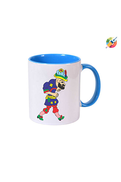CERCİBAZAAR Hacivat & Karagöz Premium Porcelain Mug