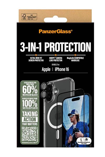 Panzer Glass Pachet de protecție PanzerGlass iPhone 16 6.1'' 3 în 1