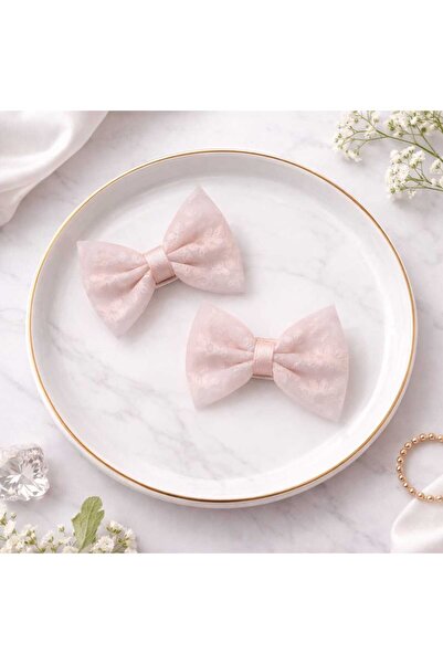 gigigiyim Flower Detailed Mini Ribbon Patterned Clamp Buckle