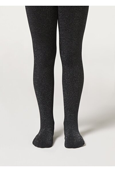 Calzedonia Glittery Thermal Pantyhose for Girls