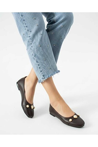 FEMME FATALE Balerini de zi cu zi cu talpă ortopedică plată și accesorii din ...