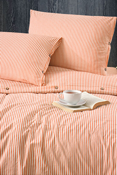 Schlange 200 X 220 cm Yarn Dyed Cotton Buttoned Double Duvet Cover Set