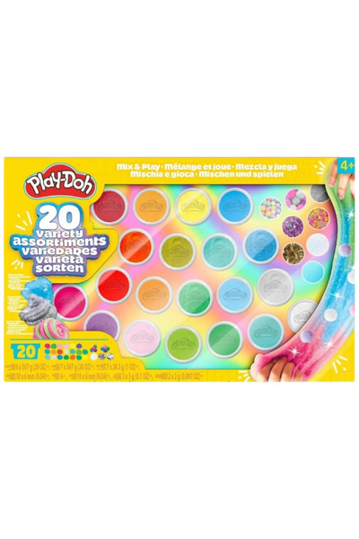 Play Doh Pachet de 20 de variante Mix & Play (334-235506)
