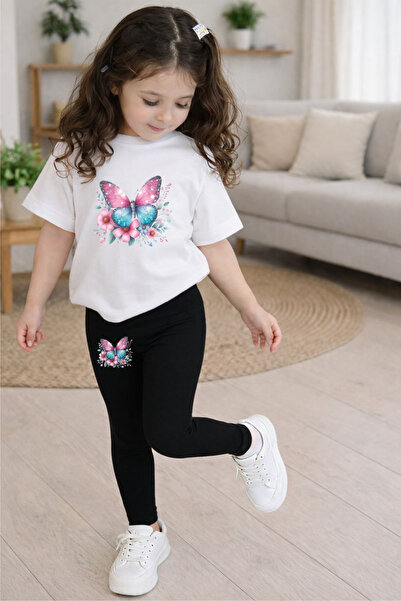 CACTUS COLLECTION SET CU IMPRIMEU FLUTURI, TRICOU ȘI COLANȚE