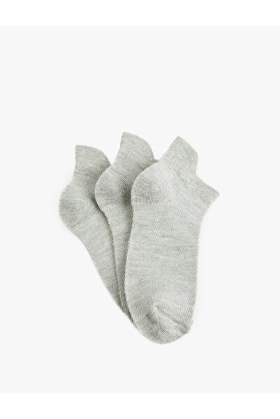 Koton Set of 3 Cotton Booties Socks