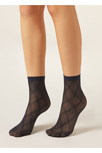 Calzedonia Eco Baklava Patterned Mesh Socks