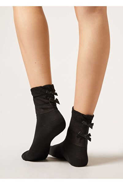 Calzedonia Bow-Knot Gathered Socks