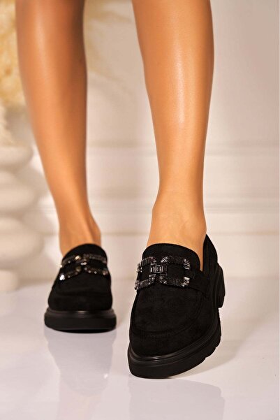 Joana Дамски лофери от изкуствен велур Khany 37