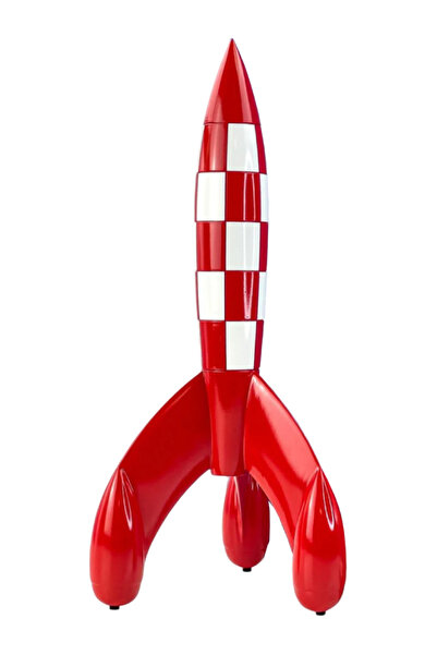 Tintin Statuie Maneraket (30 CM)