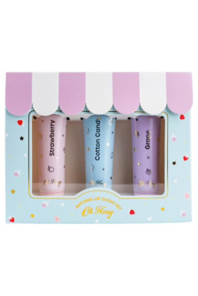 OH FLOSSY Комплект гланцове за устни, комплект от 3 (FL030346)
