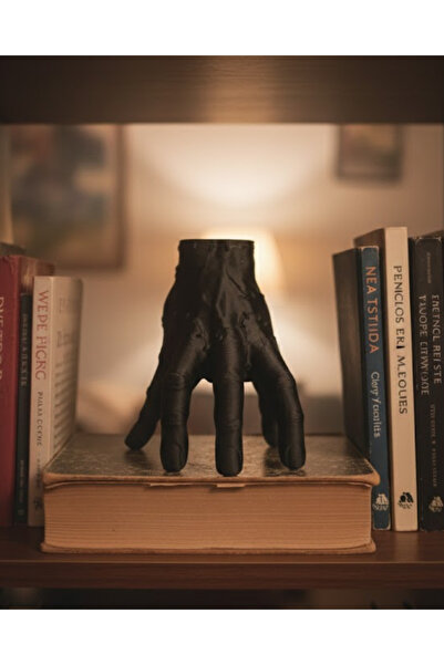 Najmaddin ديكور ثلاثي الأبعاد بتصميم يدوي باللون الأسود مقاس 27x22 سم، قطعة د...