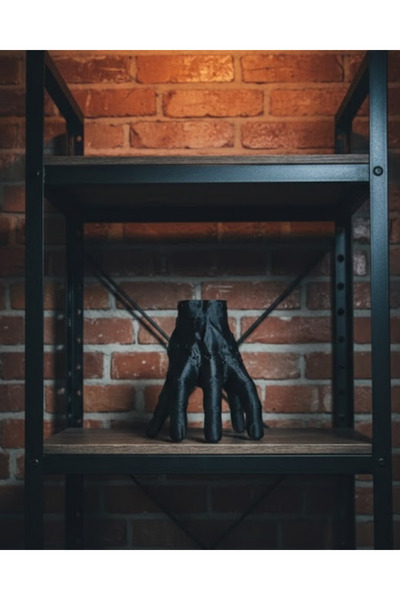 CT STONES Obiect decorativ 3D negru de mână 27X22 Cm Accesoriu artistic și el...