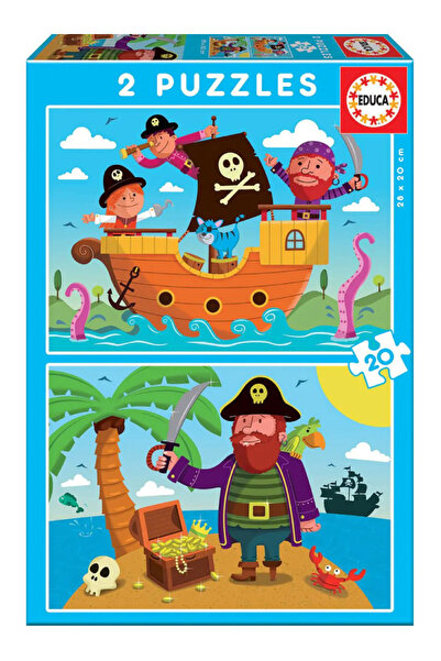 EDUCA 2x20 pcs Pirates (80-17149)