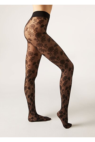 Calzedonia Floral Patterned Pantyhose