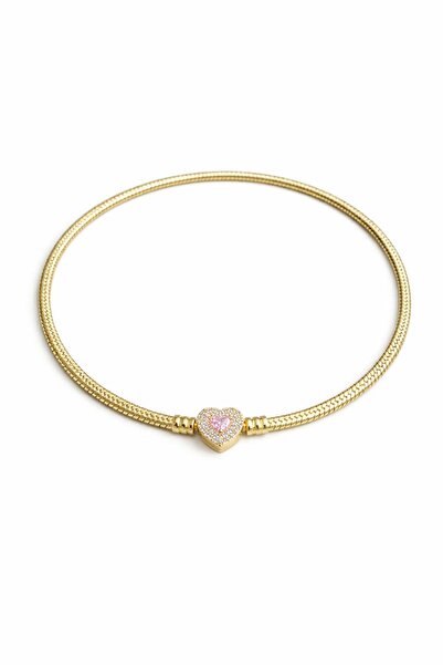 charmstore Bratara stil Pandora cu Pandativ Roz