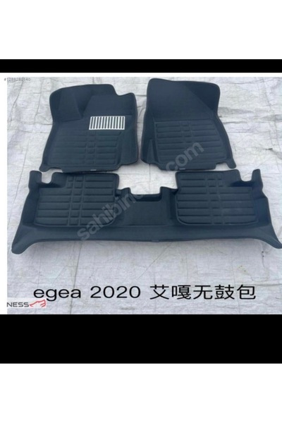 AK FIAT EGEA 2020 UYUMLU SİYAH 5D PASPAS SETİ