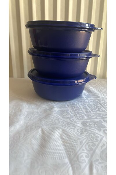 Tupperware S&S Kap 630ml Gece Mavisi 3 Adet
