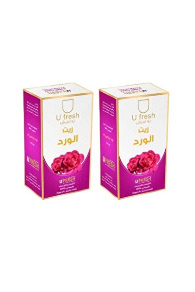 U FRESH زيت الورد للشعر والجسم 125 مل، قطعتين