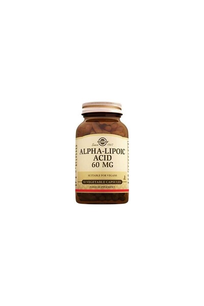 Solgar Alpha Lipoic Acid 60 Mg 30 Capsules