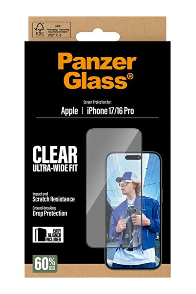 Panzer Glass Protector de ecran PanzerGlass pentru iPhone 17 Pro Max EasyAligner