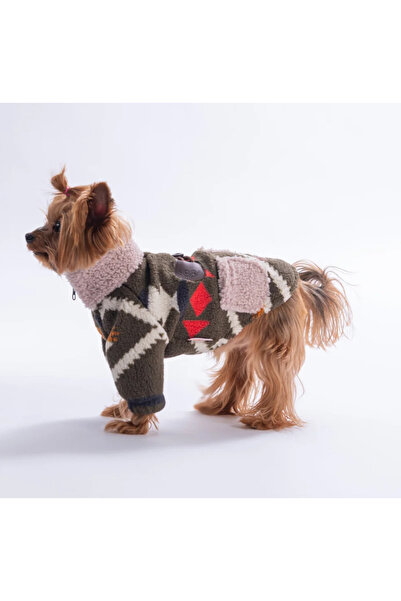 Pawstar Haki Chicago Ethnic Weave Küçük Irk Köpek Pofuduk Ceket