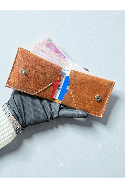 NZCLUB Стильний високоякісний гаманець-візитівка з натуральної шкіри Crazy