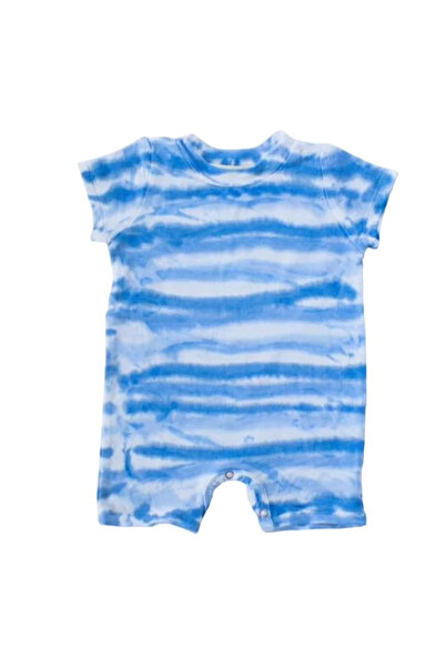 PETIT-ATELlER Baby Girl Colorful Printed Snap Romper , Soft Cotton Casual Sle...