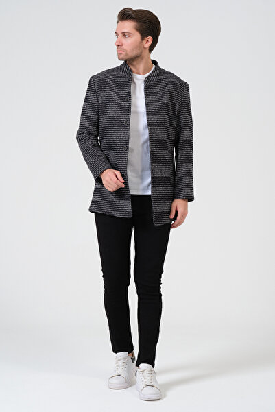 VALUE FASHION Erkek Slim Fit Kaşe Kaban, Ceket, Mont