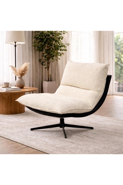 DEC10 Luxurious and distinctive swivel recliner chair