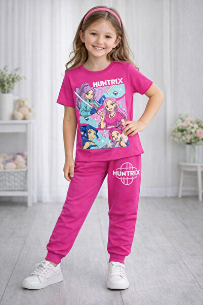 Aselin Kids K-Pop Demon Hunters Hunterix Zoey Rumi Mira Printed Girls' Tracks...