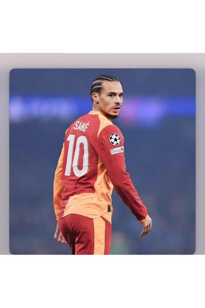 EVAURA FORMA G@l@.t.a.s.â.&@y sane baskılı yetişkin parçalı sarı kırmızı