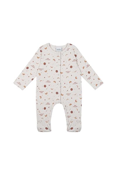 PETIT-ATELlER Baby Girl Floral Printed Long Sleeve Sleepsuit , Soft Cozy Cott...